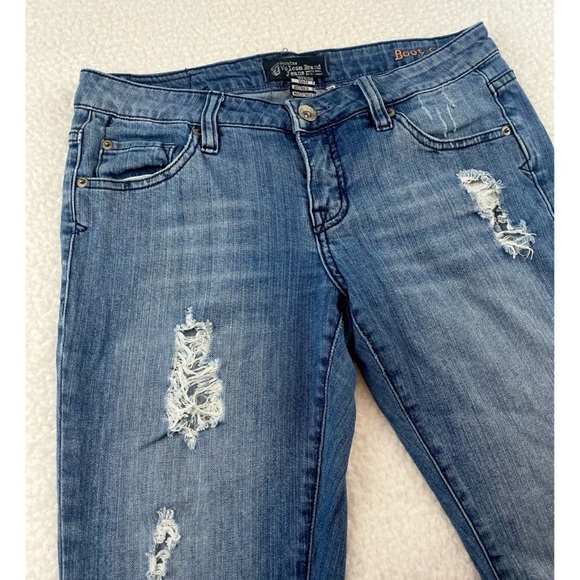 (VTG) VOLCOM • Y2K Distressed Bootcut Jeans - Picture 14 of 15